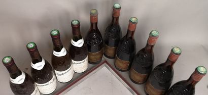 null 10 bouteilles CHATEAUNEUF du PAPE DIVERS : 4 bouteilles "Les Cansonniers" (blanc)...