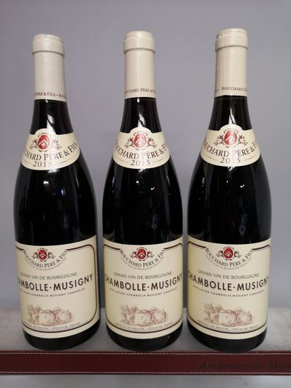 null 3 bouteilles CHAMBOLLE MUSIGNY - BOUCHARD P F 2015
