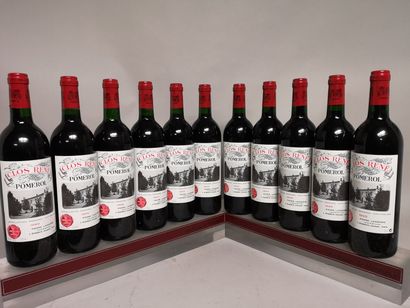 null 11 bouteilles CLOS RENE - Pomerol 1995 En caisse bois.


1 base goulot.