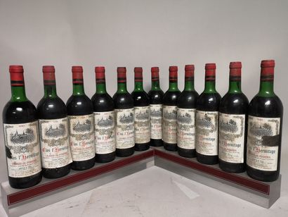 null 12 bouteilles CLOS L'HERMITAGE - Lalande de Pomerol 1980


Etiquettes tachées...