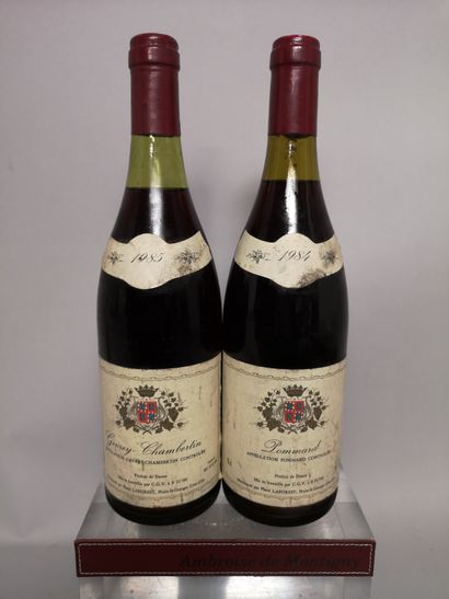 null 2 bouteilles BOURGOGNES DIVERS Domaine P. LAFOREST, 1 bouteille de GEVREY CHAMBERTIN...