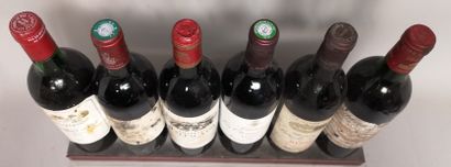 null 6 bouteilles BORDEAUX DIVERS : Ch. KIRWAN - 3 Gcc Margaux 1985, Ch. Les ORMES...