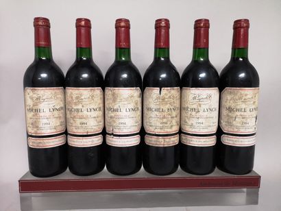 null 6 bouteilles BORDEAUX "Michel LYNCH" - Nég J.M. CAZES 1994


Etiquettes tâchées...