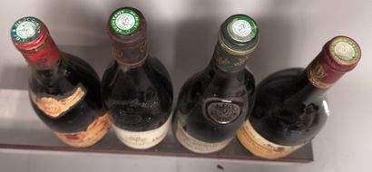 null 4 bouteilles CHATEAUNEUF du PAPE ROUGE DIVERS A VENDRE EN L'ETAT : La GARDINE...