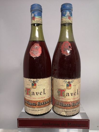 null 2 bouteilles TAVEL (rosé) - J. Vidal Fleury 1959


Etiquettes légèrement tachées....