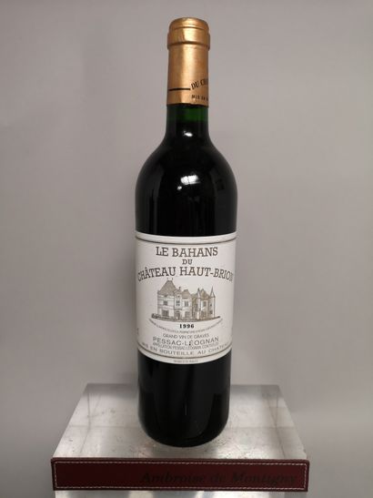 null 1 bouteille Le BAHANS du Château de HAUT BRION - Pessac Léognan 1996