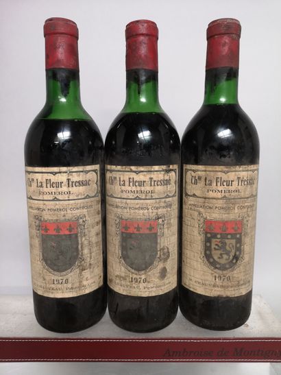 null 3 bouteilles Château LA FEUR TRESSAC - Pomerol 1970


Etiquettes tachées. 1...