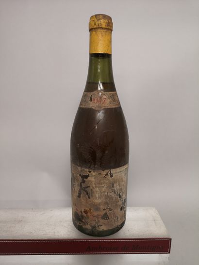 null 1 bouteille BOURGOGNE blanc - Ancien Ets. Pascal Frères à Dijon 1947


Etiquette...