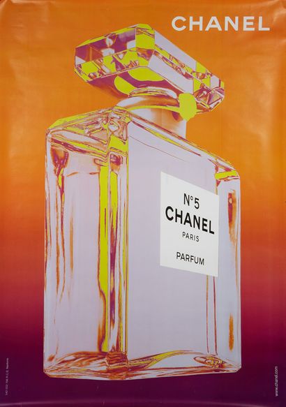 CHANEL N°5 Chanel Paris Parfum
Affiche non entoilée représentant le flacon dans des...