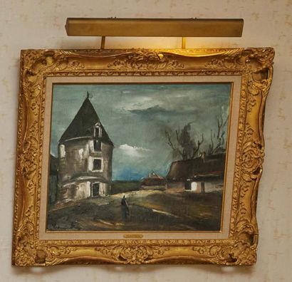 Maurice de Vlaminck (1876-1958) 
La Tour près de la maison, 1925-1926
Huile sur toile...