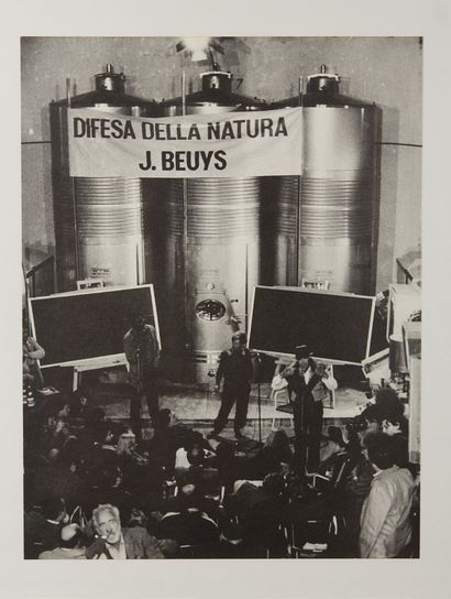 BUBY DURINI Joseph BEUYS Diffesa sella natura, 1984
Photographs
Label on back and...