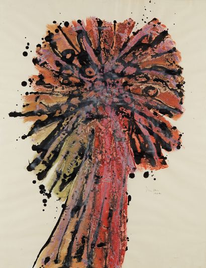 Joseph DUNCAN (né en 1920) Tree, 1962
Mixed media on paper
Signed and dated in the...