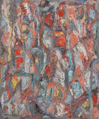 DAVID LAN BAR (1912-1987) Simon, 1969
Huile sur toile
Signée datée en bas a gauche...