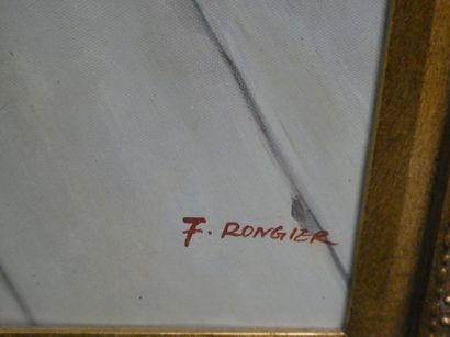 null F. RONGIER (XXème) - JUDAICA

L'apprentissage 

Huile sur toile, signée en bas...