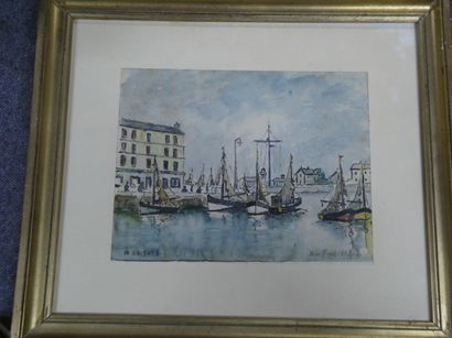 null N. QUESNEL (actif au Xxè siècle)

Port de Honfleur

Aquarelle signée en bas...