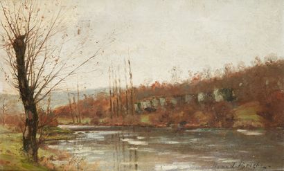 null HERMAN VAN DEN BERGHE (XXE)

Paysage à l'étang

Huile sur toile signée en...