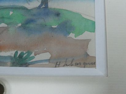 null Henri LEBASQUE (1865-1937)

Paysage de bord de mer

Aquarelle sur papier

Signée...