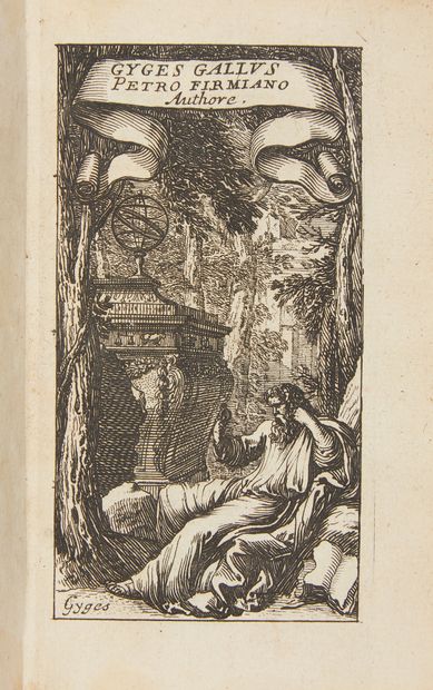 FIRMIANO, Petro. Gyges Gallus. Paris, Dionysium Thierry, 1654. 1 vol. petit in-12....