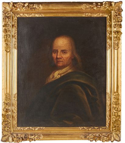 ECOLE FLAMANDE vers 1780 Portrait d'homme en noir
Toile Superbe cadre en bois sculpté...