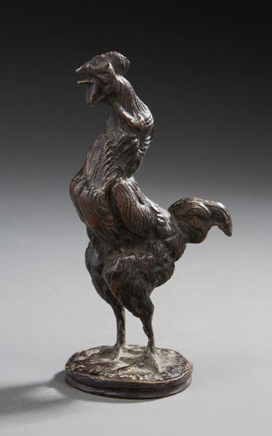 FREMIET Coq
Sujet bronze
H : 11,5 cm