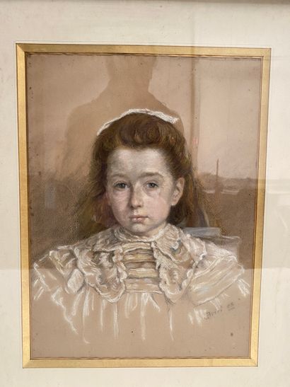 null BRIET (active in the 20th century)

Suite of three portraits of a child

Pastel...