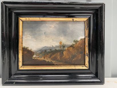 null French school from the end of the 19th century

Landscapes

Pair of oil on panel

Size...