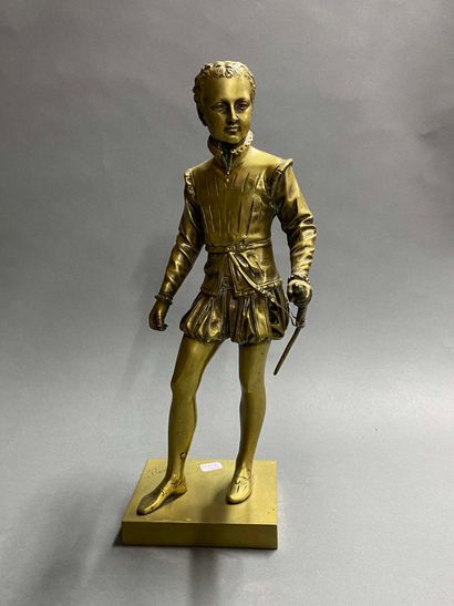 null François Joseph BOSIO (1768-1845) d'après .

"Henri IV enfant"

Sujet bronze...