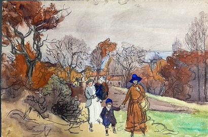 null Jules Émile ZINGG (1882-1942)

Walk in the Park

Watercolour and gouache on...