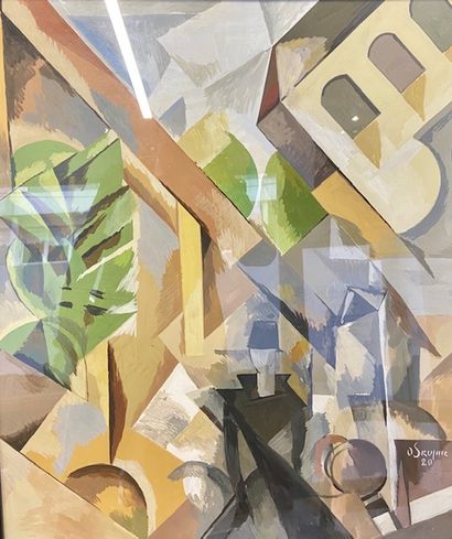 null OTO SKULME (1889-1967)

Paysage cubiste

Gouache sur papier, signée en bas à...
