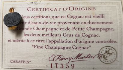 null 
1 flacon 70 Cl COGNAC Fine Champagne ""X.O. Spécial"" - REMI MARTIN 


Carafe...