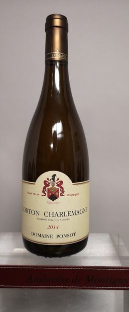 null 1 bouteille CORTON CHARLEMAGNE - Domaine PONSOT 2014