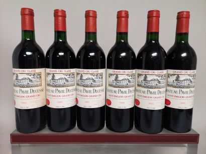 null 6 bouteilles Château PAVIE DECESSE - Saint Emilion Grand cru 1985

Etiquettes...