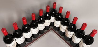 null 12 bouteilles Château HAUT-BAILLY - Gc Pessac-Léognan En caisse bois. 1986

Etiquettes...