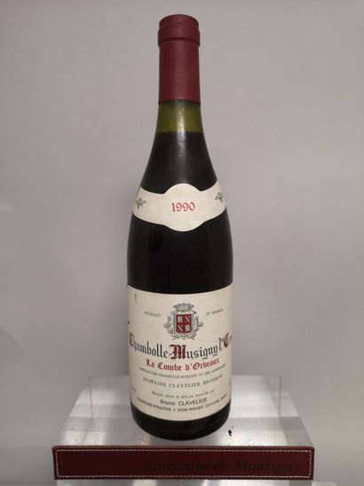 null 
1 bouteille CHAMBOLLE MUSIGNY 1er cru ""La Combe d'Orveaux"" Bruno CLAVELIER...