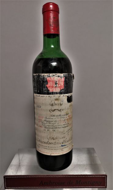 null 
1 bouteille Château MOUTON ROTHSCHILD - 1er Gcc Pauillac 1972
Etiquette abîmée....