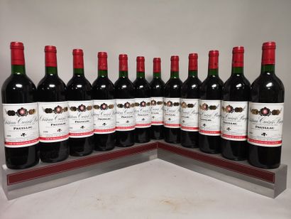 null 12 bouteilles Château CROIZET BAGES - 5e GCC Pauillac En caisse bois 1999

2...