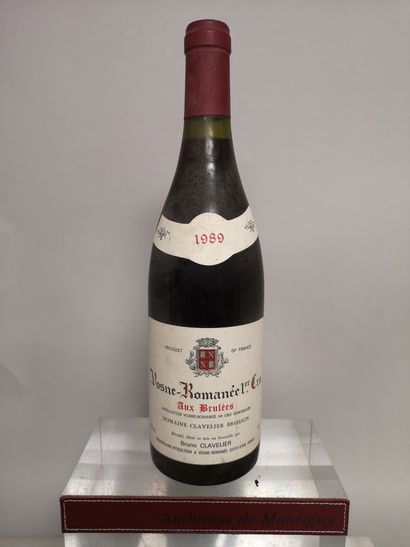 null 
1 bouteille VOSNE ROMANEE 1er cru "" Aux Brulées"" - Bruno CLAVELIER 1989
Etiquette...