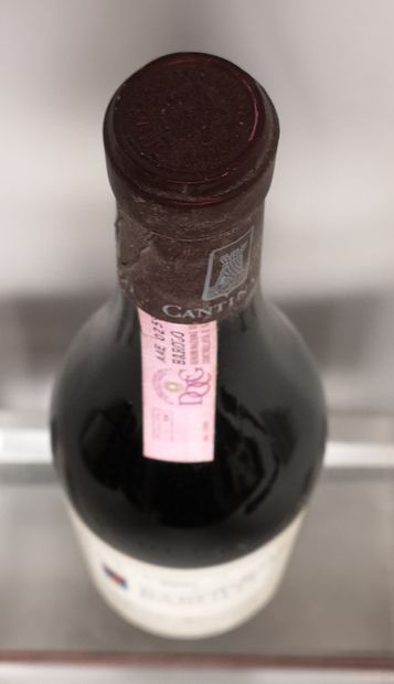 null 
1 bouteille BAROLO - Bartolo MASCARELLO 1990
Etiquette avec inscriptions manuscrites....