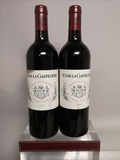 null 2 bouteilles CLOS LA GAFFELIERE 2nd vin du Ch. La GAFFELIERE - Saint Emilion...