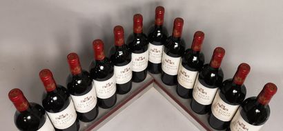 null 
12 bouteilles LES FORTS DE LATOUR 2nd vin du Ch. LATOUR - Pauillac 1990
Caisse...