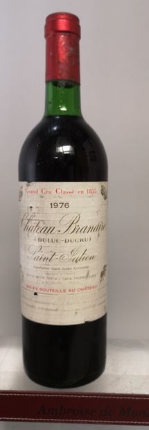 null 1 bouteille Château BRANAIRE DULUC DUCRU - 3é Gcc Saint Julien 1976

Etiquette...