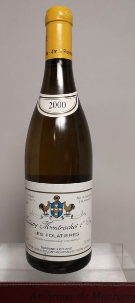 null 
1 bouteille PULIGNY MONTRACHET 1er cru ""Les Folatières"" - Domaine LEFLAIVE...