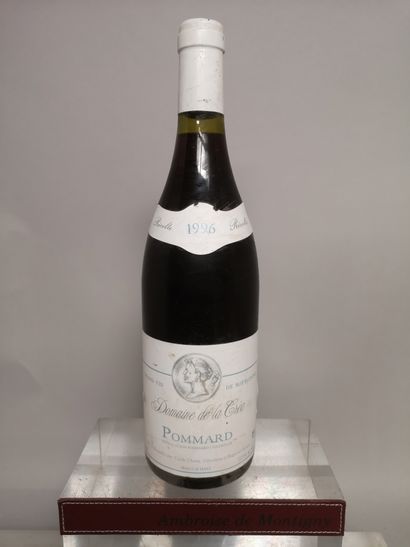 null 
1 bouteille POMMARD ""Domaine de la Créa"" - Cécile CHENU 1996
Etiquette légèrement...