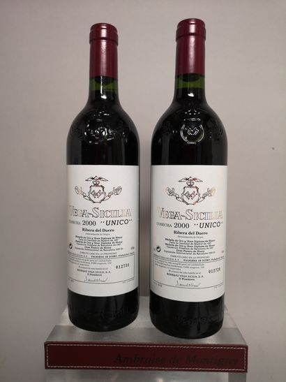 null 
2 bouteilles VEGA SICILIA UNICO - Ribera del DUERO 2000
