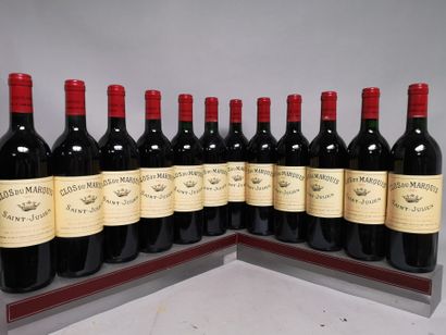 null 
12 bouteilles CLOS DU MARQUIS - Saint Julien En caisse bois. 1990

Caisse ...