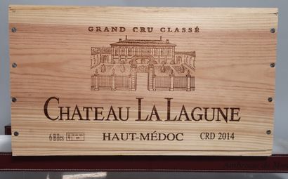 null 6 bouteilles Château La LAGUNE - 3e Gcc Haut Mèdoc En caisse bois. 2014