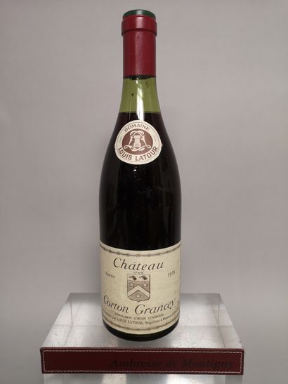 null 
1 bouteille CORTON - Château CORTON GRANCEY - L. LATOUR 1976
Etiquette légèrement...