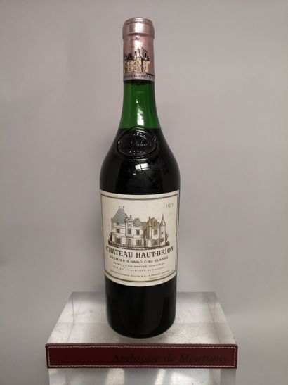 null 
1 bouteille Château HAUT BRION - 1er Gcc Pessac Léognan 1970
Etiquette légèrement...