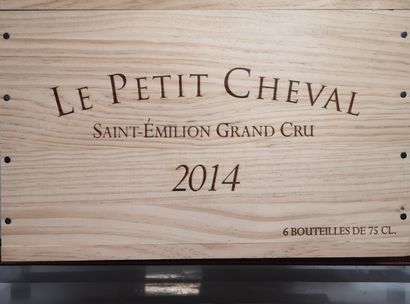 null 6 bouteilles Le PETIT CHEVAL 2nd vin du Ch. CHEVAL BLANC - Saint Emilion En...