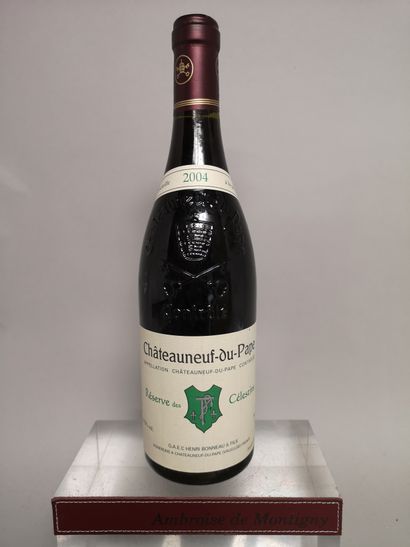 null 
1 bouteille CHÂTEAUNEUF DU PAPE ""Réserve des Célestins"" - H. BONNEAU et Fils...